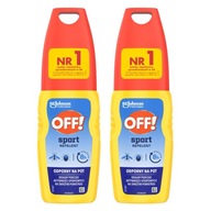 KULLANCS SZÚNYOGRIASZTÓ SPRAY OFF! SPORT PORLASZTÓ 8H-IG MŰKÖDIK 2X100ML IKARIDIN