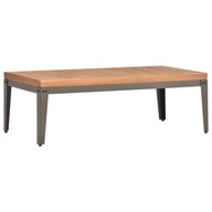 vidaXL Záhradný konferenčný stolík, 110x55x36 cm, masívne akáciové drevo, 46470