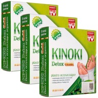 3x Kinoki Detox Plastry Oczyszczające z Toksyn x30