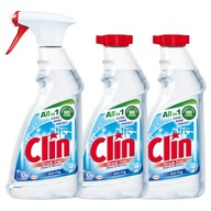 Clin Płyn do Mycia Szyb Antypara 500ml 2x Zapas