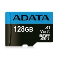 Pamäťová karta s adaptérom ADATA Premier AUSDX128GUICL10A1-RA1 (128GB; Class