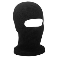 1-otworowa maska narciarska pełna kominiarka z kapturem Kask motocrossowy Zima czarna
