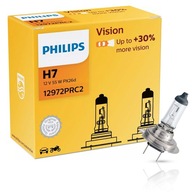 Philips 2x Żarówki H7 Vision 55W +30% więcej świat
