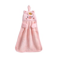 różowy styl Mała świnka ręcznik domowy śliczny chł