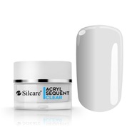 Silcare Akrylový akrylový prášok na nechty manikúra Sequent LUX Clear 12 g