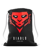 Worko-based látkový gadget vrece s logom Diablo Chairs: čierna
