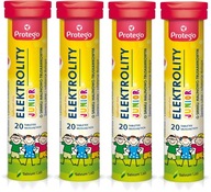 Protego Elektrolyty Junior 4x20 šumivých tabliet Electrolytes Junior