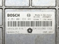 computer control unit of the engine Chrysler VOYAGER III 2.5D 0281001333 04686757