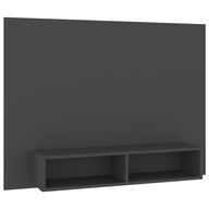 Wisząca szafka pod TV, szara, 120 x 23,5 x 90 cm,