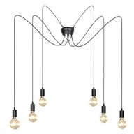 ŻYRANDOL LAMPA METAL PAJĄK SPIDER LOFT 1-16 RAM 3m