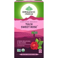 Čaj SWEET ROSE Organic India znižuje účinky s