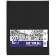 Skicár Sketchbook šitý A4 96k 100g čierny 400