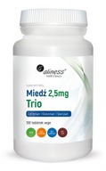 Aliness Miedź trio 2,5mg SKÓRA WŁOSY SIWIENIE 100t