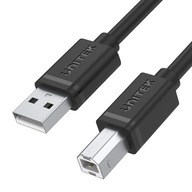Unitek czarny przewód kabel USB 2.0 na USB-B AM-BM 2M, do drukarki