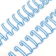 Drôtený klip na bindovanie 1,90cm 3/4" modrý