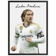 Luka Modrić Real Madryt Plakat Obraz z piłkarzem w ramce Prezent