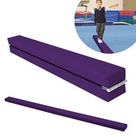 EVA Równoważnia Belka Gimnastyczna Belka dla dzieci 210 cm - Fioletowy