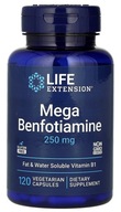 Life Extension | Mega Benfotiamine / Benfotiamín | 250 mg | 120 kaps.