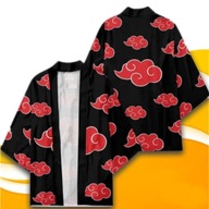 pánske kimono cosplay Anime Naruto Akatsuki kardigan Casual voľné B375-75