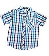 Koszula dla chłopca w kratę, bawełna rozmiar 104