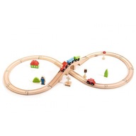 Fun Play Railway Kolejka drewniana Trefl 61686