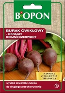 BIOPON Nasiona - BURAK ĆWIKŁOWY Okrągły ciemnoczerwony 15g