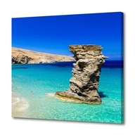 Foto obraz do salonu Plaże Grecji 40x40