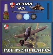 Big Model 72016 PZL P-23B Karaś zestaw z farbami skala 1/72