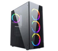 Obudowa Gembird Fornax 1500RGB Midi Tower ATX OKNO