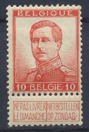 Belgia - 10c Król Albert I