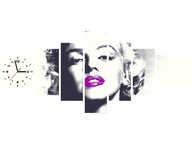 70cm 160cm HODINY 7 eleme Marilyn Monroe fialové