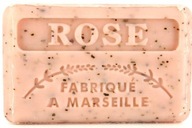 Złuszczające Francuskie mydło Marsylskie RÓŻA 125g