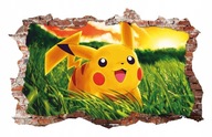 NAKLEJKI NA ŚCIANĘ Pokemon Detektyw Pikachu 70x46