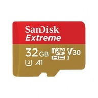 SANDISK KARTA PAMIĘCI WYDAJNA MICROSDHC 32GB DO DRONU KAMERY GOPRO TELEFONU