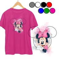 KOSZULKA DZIECIĘCA T-SHIRT Z NADRUKIEM - MYSZKA MINNIE MINI - M 134-140