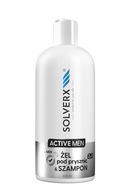 SOLVERX Active Men Sprchový gél a šampón 2v1 400ml