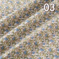 Bavlnená tkanina na šitie s kvetinovou potlačou - DIY