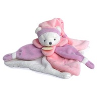 DOUDOU et COMPAGNIE Doudou Ružový medvedík 24 cm