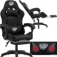 Gamer szék Cerlo FOX-11M CZARNY B szövet fekete