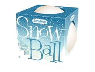 Stláčacia antistresová hračka senzorická SNEHULIENKA SNOW BALL snehová guľa lopta 7cm