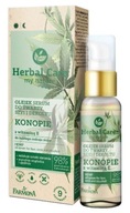 Herbal Care Olejek Serum do twarzy dekoltu Konopie