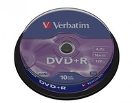 Płyta DVD+R Verbatim 4.7 GB cake box 10 szt