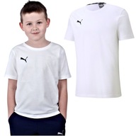 Koszulka Chłopięca T-shirt Z krótkim Rękawkiem Biały 128