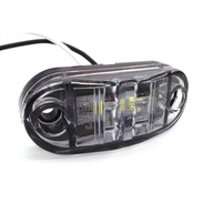 Biała lampa obrysowa 2 LED 12-24V E4