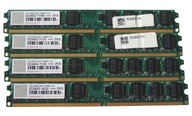 Pamięć DDR2 PC2 8GB 667MHz PC5300 Transcend 4x2GB Dual Gwarancja