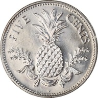 Moneta, Bahamy, Elizabeth II, 5 Cents, 2005, Frank