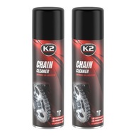 Zmywacz do łańcuchów czyszczenia smaru K2 Chain Cleaner 500ml 2szt zestaw