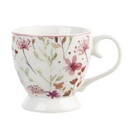 HRNČEK šálka na kávu kvety porcelán FLORINA LEA 440ml H1