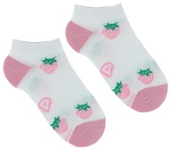 Ponožky Detské JAHODY Nízke Členkové Ponožky Bavlna MORAJ 1-pár 31-34