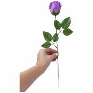 Bukiet róża mydlana na łodydze 47 cm lawendowa róża realistyczna